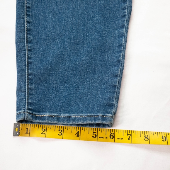 Signature by Levi Strauss Gold Women's 24L (W37 L32) Blue Pull On Skinny Jeans - Picture 11 of 11